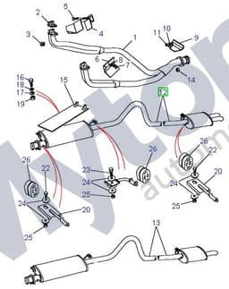 ESR230-A — Exhaust 2 Piece