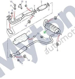 ESR4071-A — Exh Rear Silencer