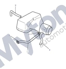LLH500090-A — Hose assembly - Breather