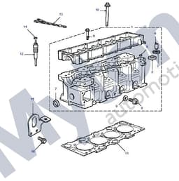 LVB100910-A — Gasket Cylinder Head 1 hole