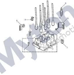 NGC103770-A — HT Ignition Lead No. 4 Cylinder
