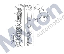 NRC6904-A — Coil Spring - Rear