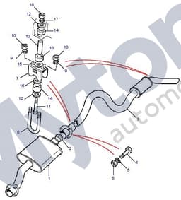 NTC2832-A — Exh Rear Silencer