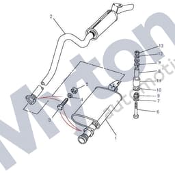 NRC8889-A — Exh Rear Silencer
