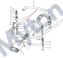 NTC1799-A — Exh Rear Silencer