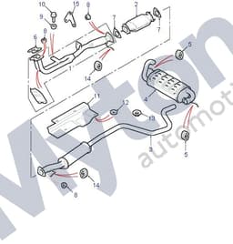 WAG103640-A — Catalytic Converter Engine Exhaust