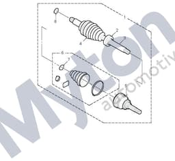 TDJ100470-A — CV Joint