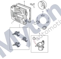 XBC105150-O — Headlamp Lh