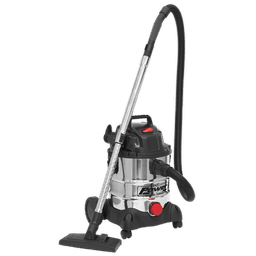 PC200SD — Industrial Vacuum Cleaner Wet & Dry Stainless Drum 20L 1250W/230V