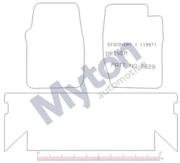 LD01/1-A — Land Rover Discovery 1 89-98 Alternative Pattern - Tailored Mats