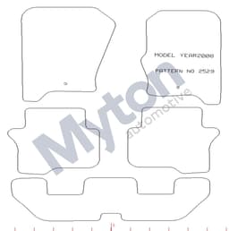 LD16/1-A — Land Rover Discovery 4 From 2010 Onwards 7 seat - Tailored Mats