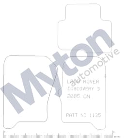 LD04-A — Landrover Discovery 3 up to 2008 - Tailored Mats